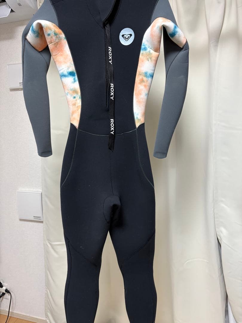 ROXY セミドライスーツ ブラック/オレンジ