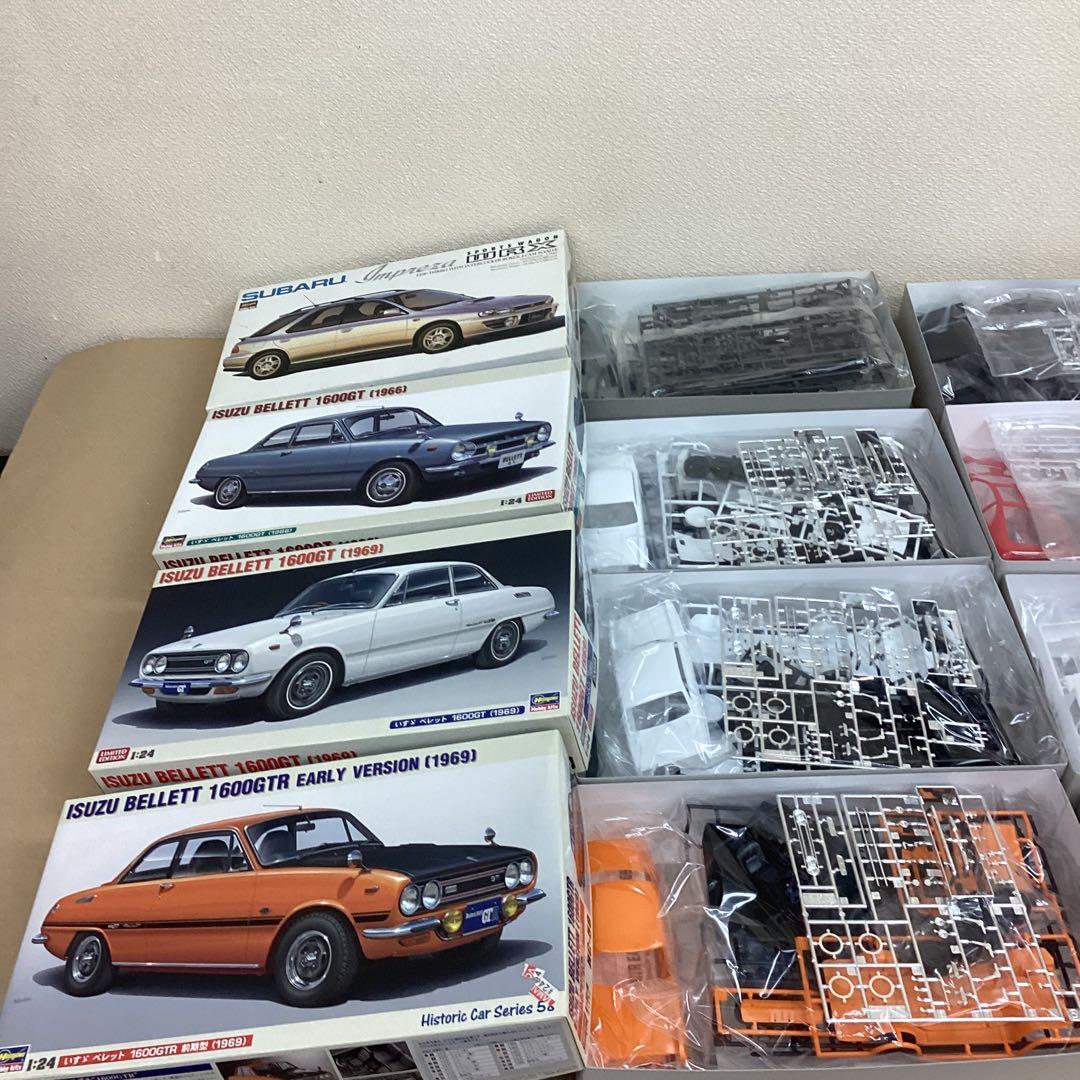 ハセガワ模型 1/24スケール 旧車・名車プラモ 8点セット 未組立品