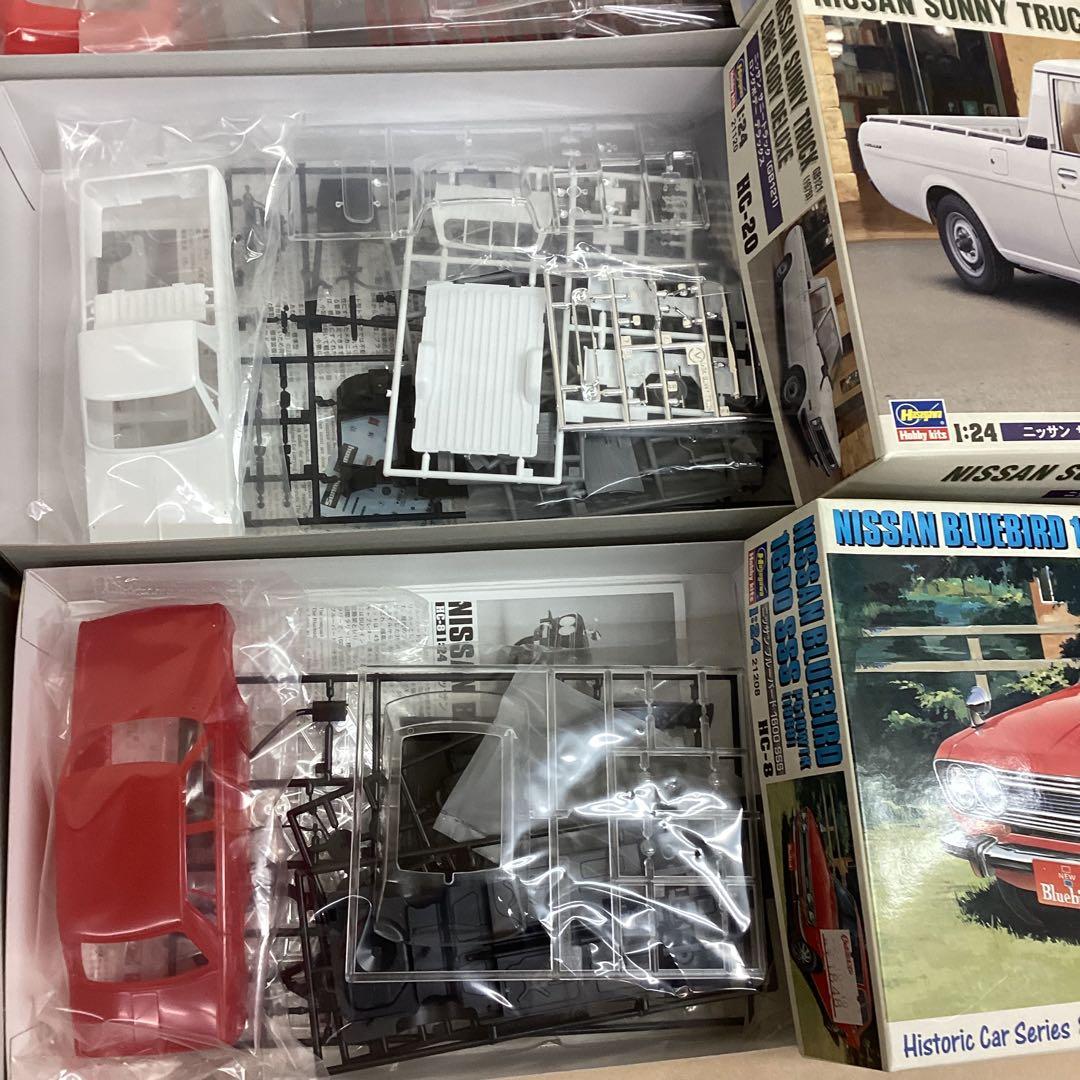 ハセガワ模型 1/24スケール 旧車・名車プラモ 8点セット 未組立品