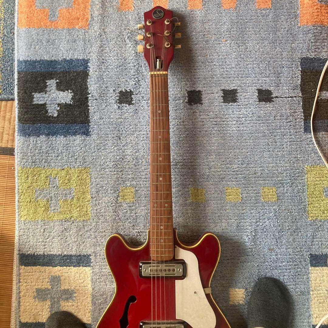 TEISCO レッド エレキギター