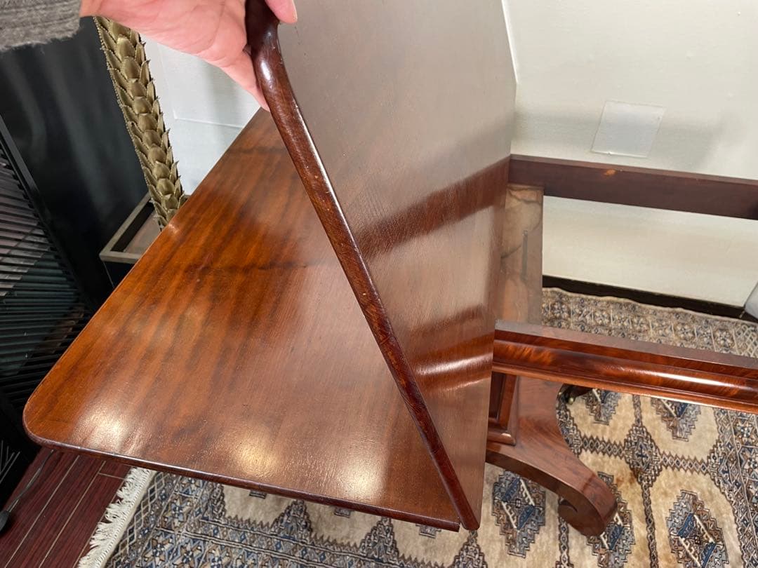 Coco　マホガニー アンティーク ゲームテーブル フォールディング