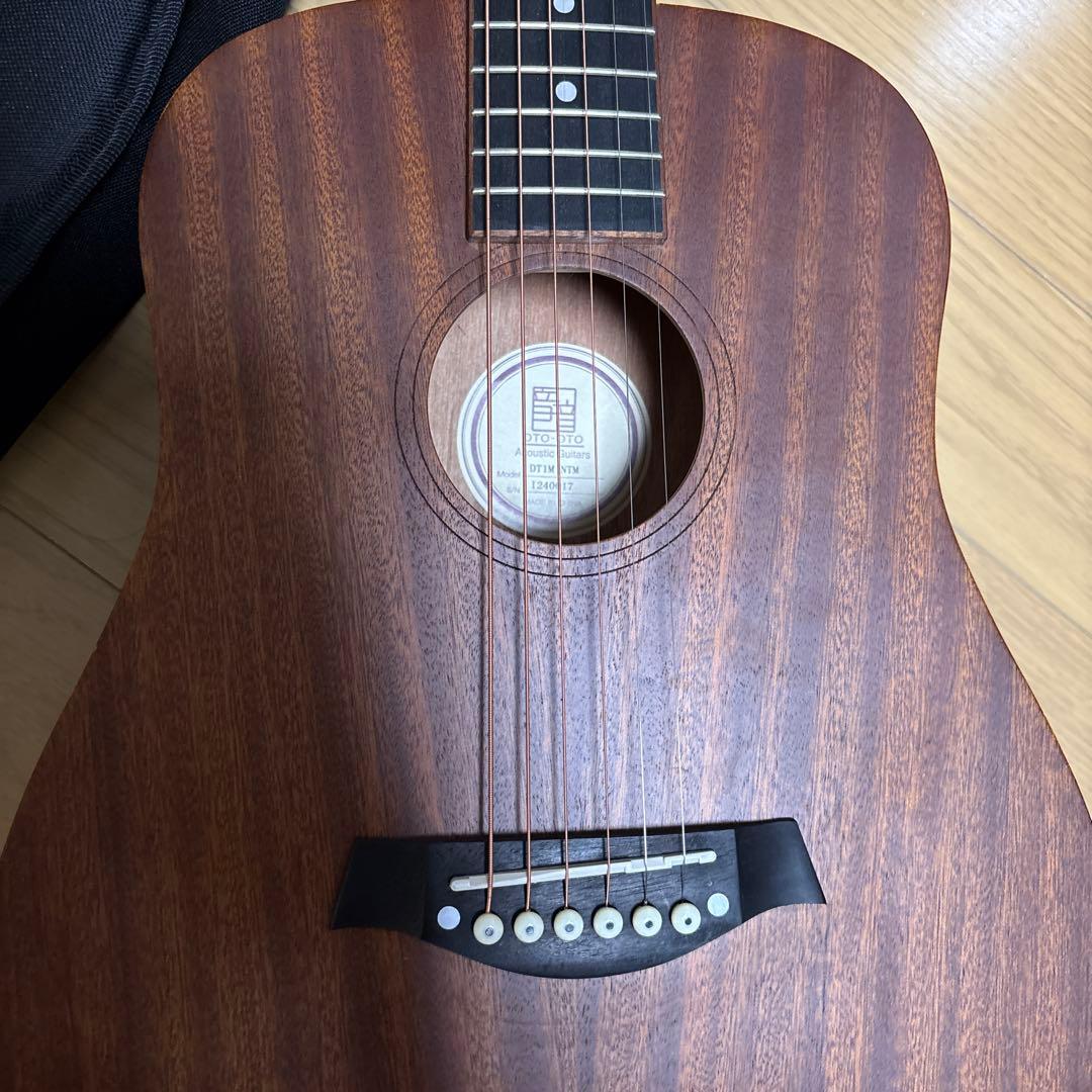 音音 DT1M NTM (マホガニー) ミニアコースティックギター ミニギター