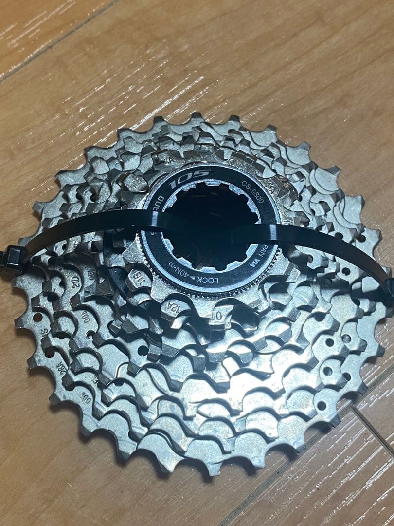 SHIMANO 105 コンポーネントセット 中古車外し