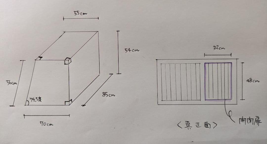 【美品】ドッグケージ　特注品　アルミ製