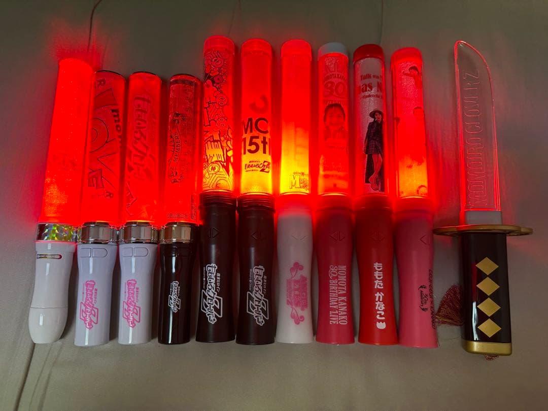 ももいろクローバーZ ペンライト 11本セット 百田夏菜子 ギガライト