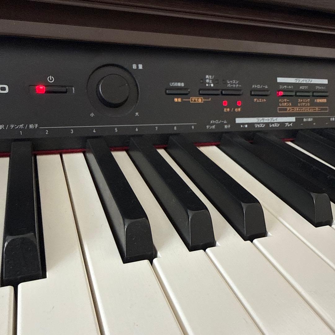 早い者勝ち✴︎綺麗なブラウンの電子ピアノです♫（イスは別売り）