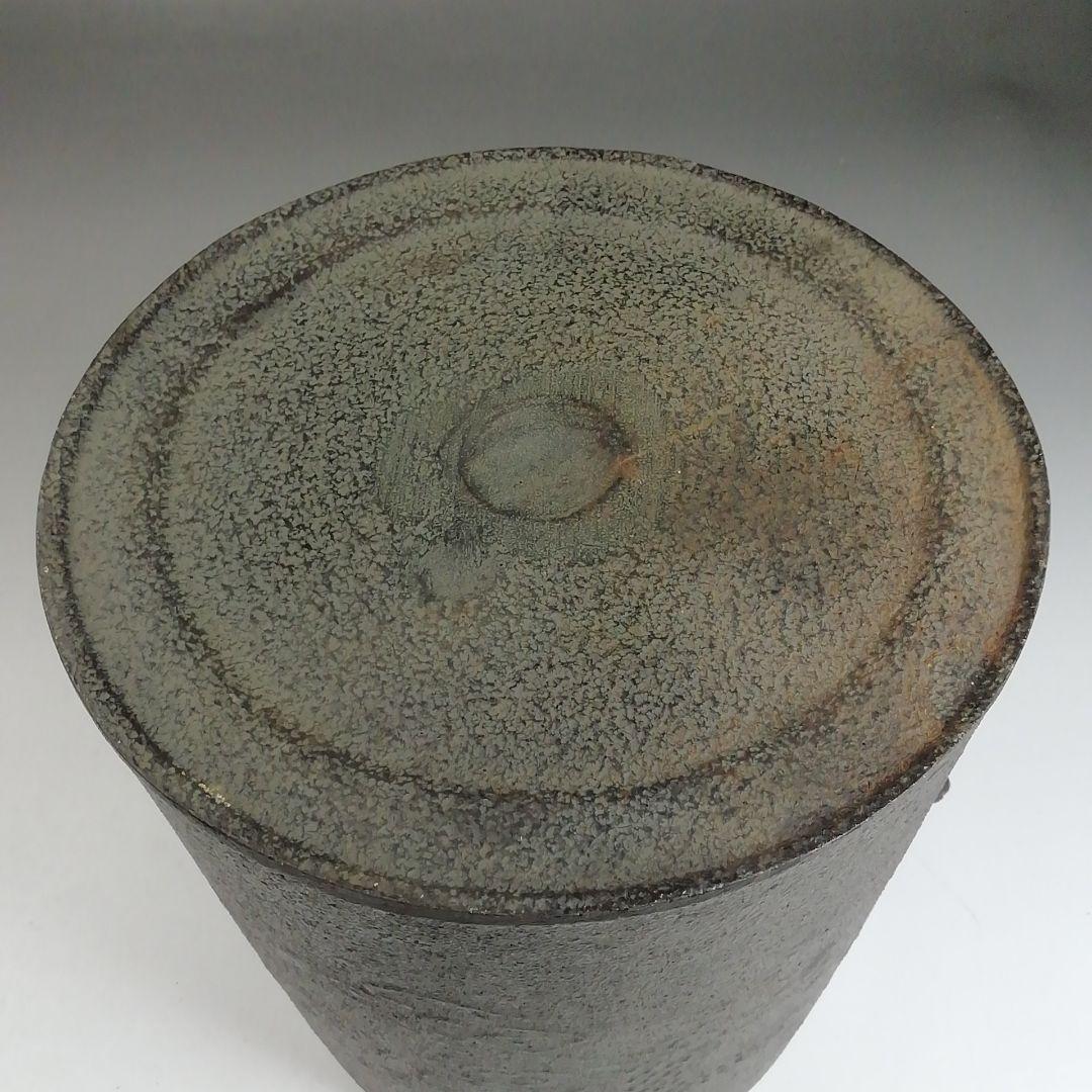 Ｗ１７５　茶釜　『雲竜釜』『釜師　菊池政光』『鉄釜』　共箱　茶道具