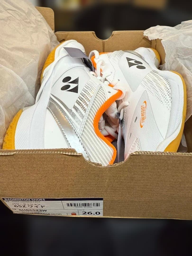 ち*る様 ヨネックス パワークッション 65Z SHB65Z3W 26cm