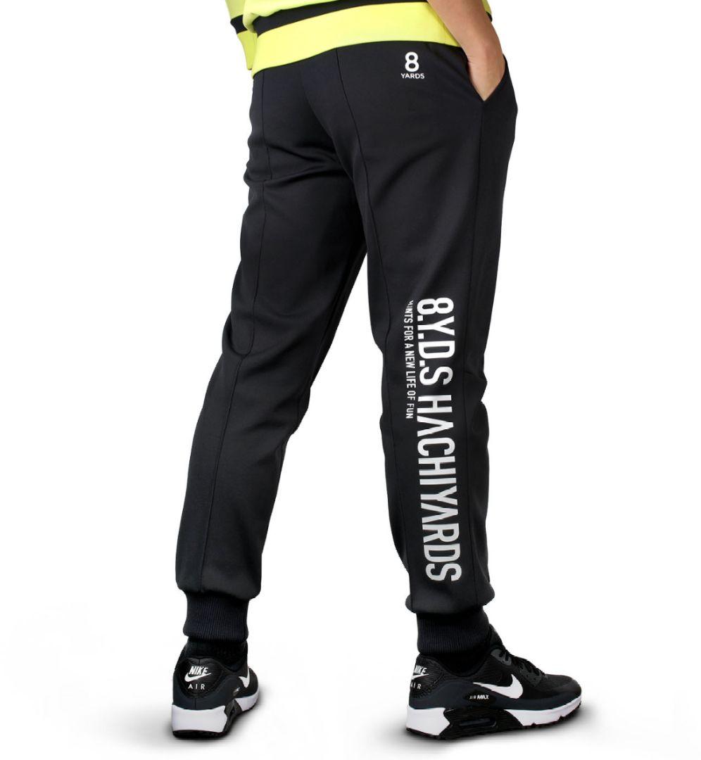 8yards ハチヤーズ ゴルフ サイドロゴ ジョガーパンツ ブラック Ｍ