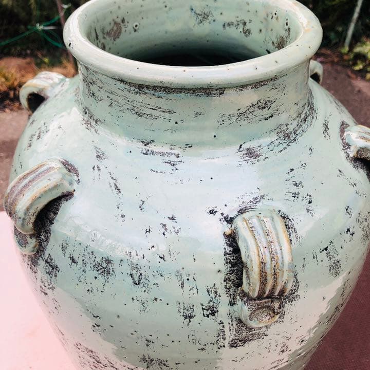 アンティーク　壺＆花瓶　高さ49㎝　重量12.1kg