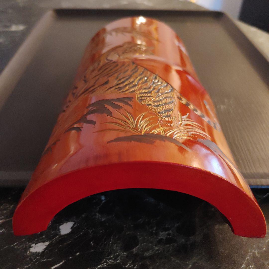 讃岐竹　虎　一刀彫