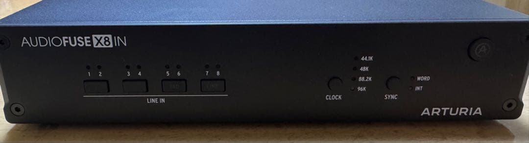 ARTURIA AUDIOFUSE X8 IN (V1.2.1にアップデート済)