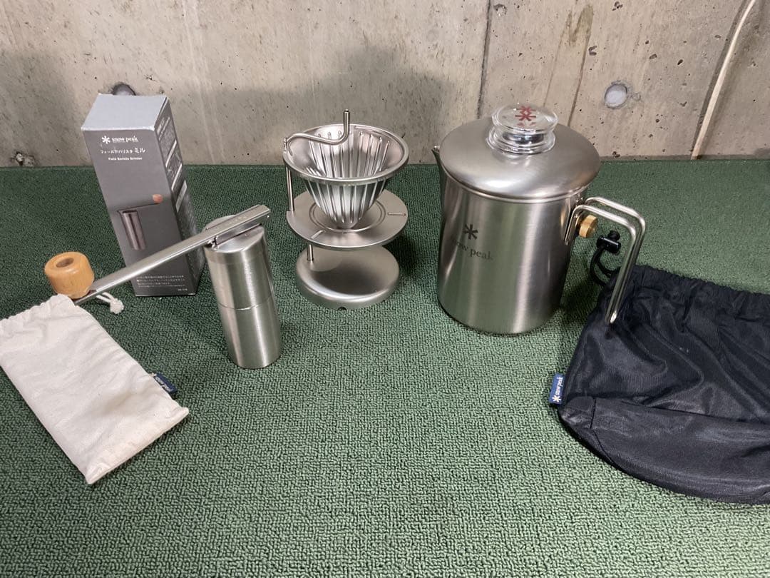 極美品 フィールドコーヒーマスター ＆ フィールドバリスタミル スノーピーク