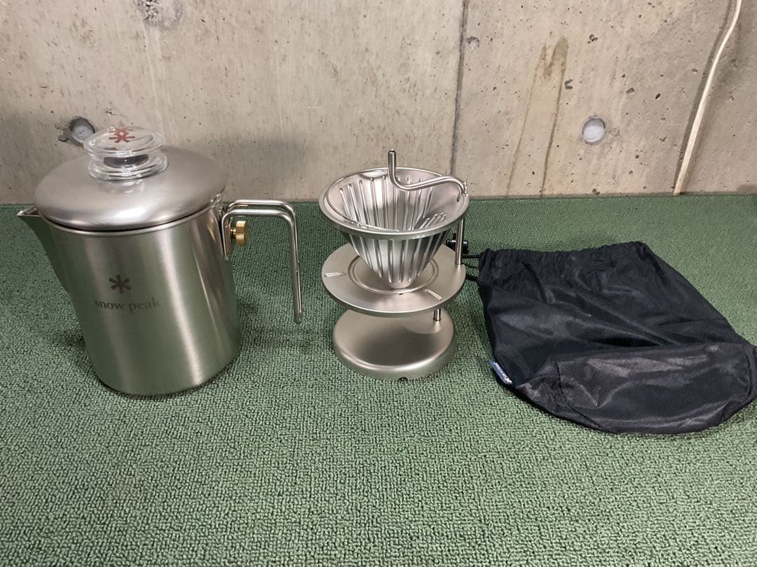 極美品 フィールドコーヒーマスター ＆ フィールドバリスタミル スノーピーク