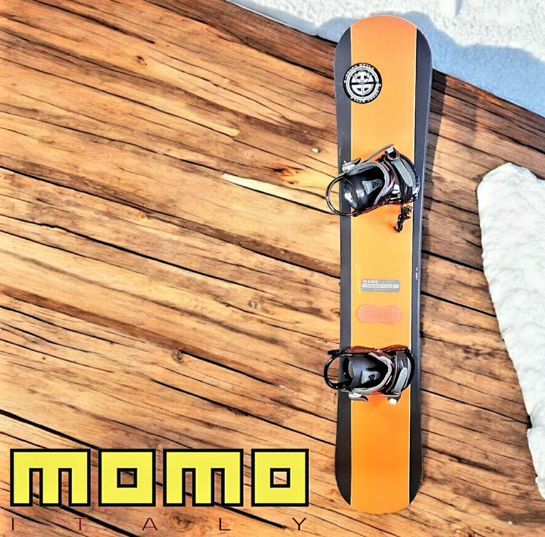 ★momo design Italy ヴィンテージスノーボードセット155美品★