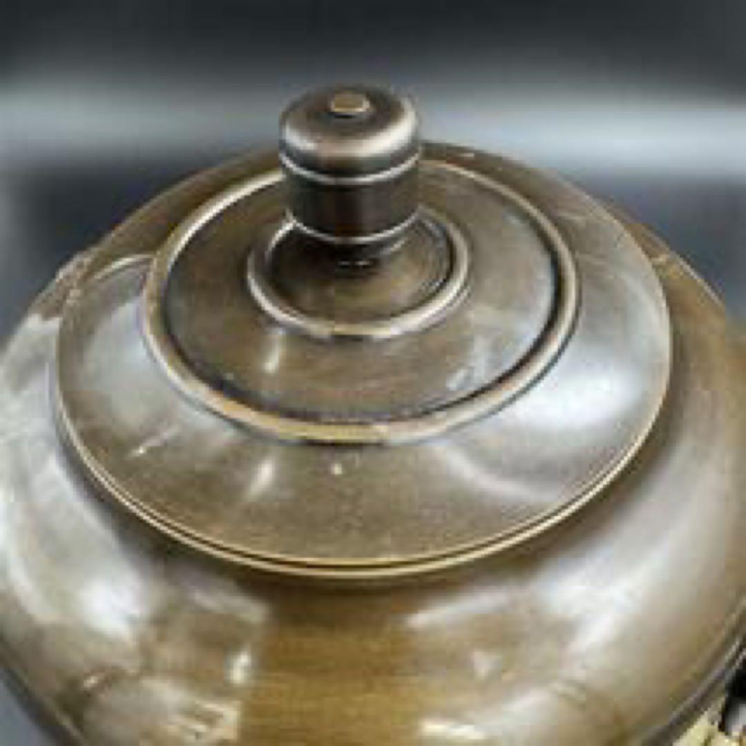 金谷浄雲 利休形 唐銅皆具 共箱付き 茶道具 水指 建水 蓋置 杓立