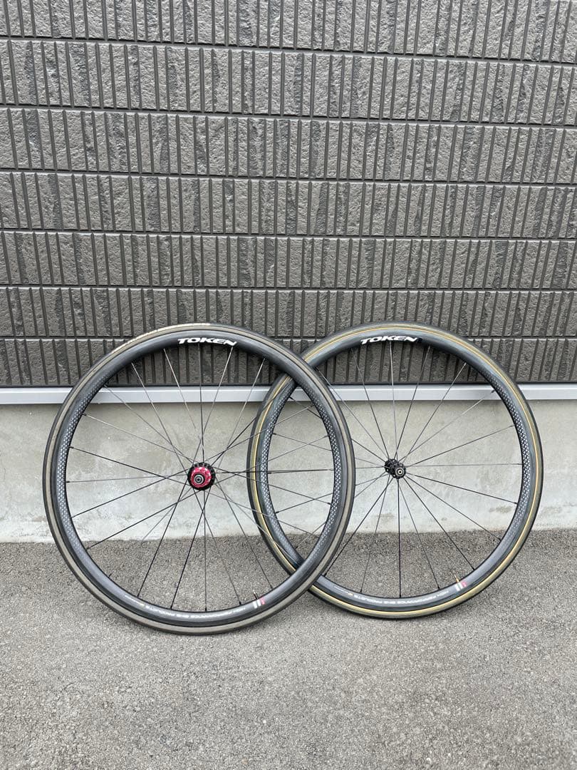 最終値下げ！TOKEN T28 カーボンホイール　1132g