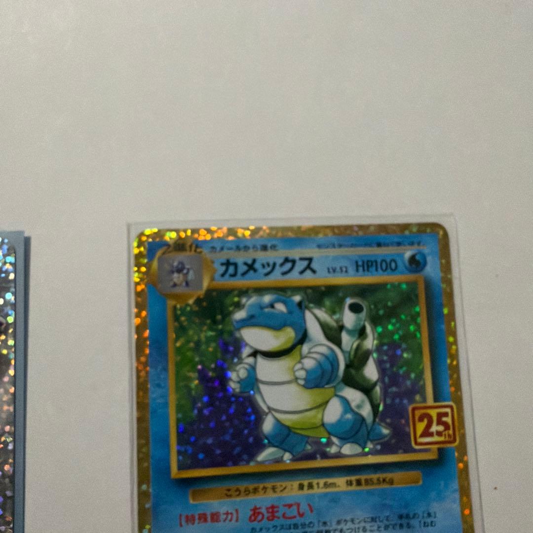 【レア】25周年 ガブリアスとカメックスのカードセット