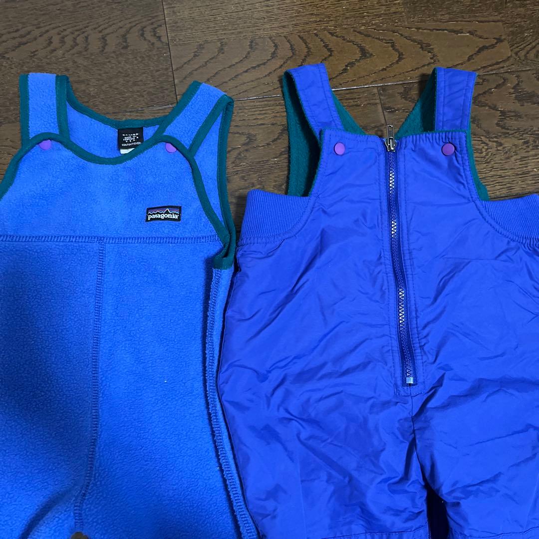 patagonia 子供用ウェアセット 24M ブルー 3.5歳くらいまで