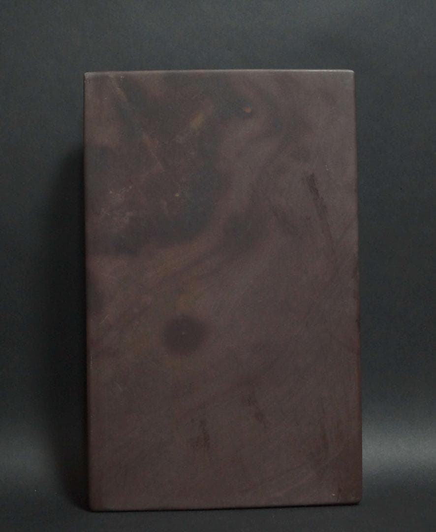 大型端渓硯 宋坑 12寸 唐木硯箱付 総重4.9㎏★時代物★書道具