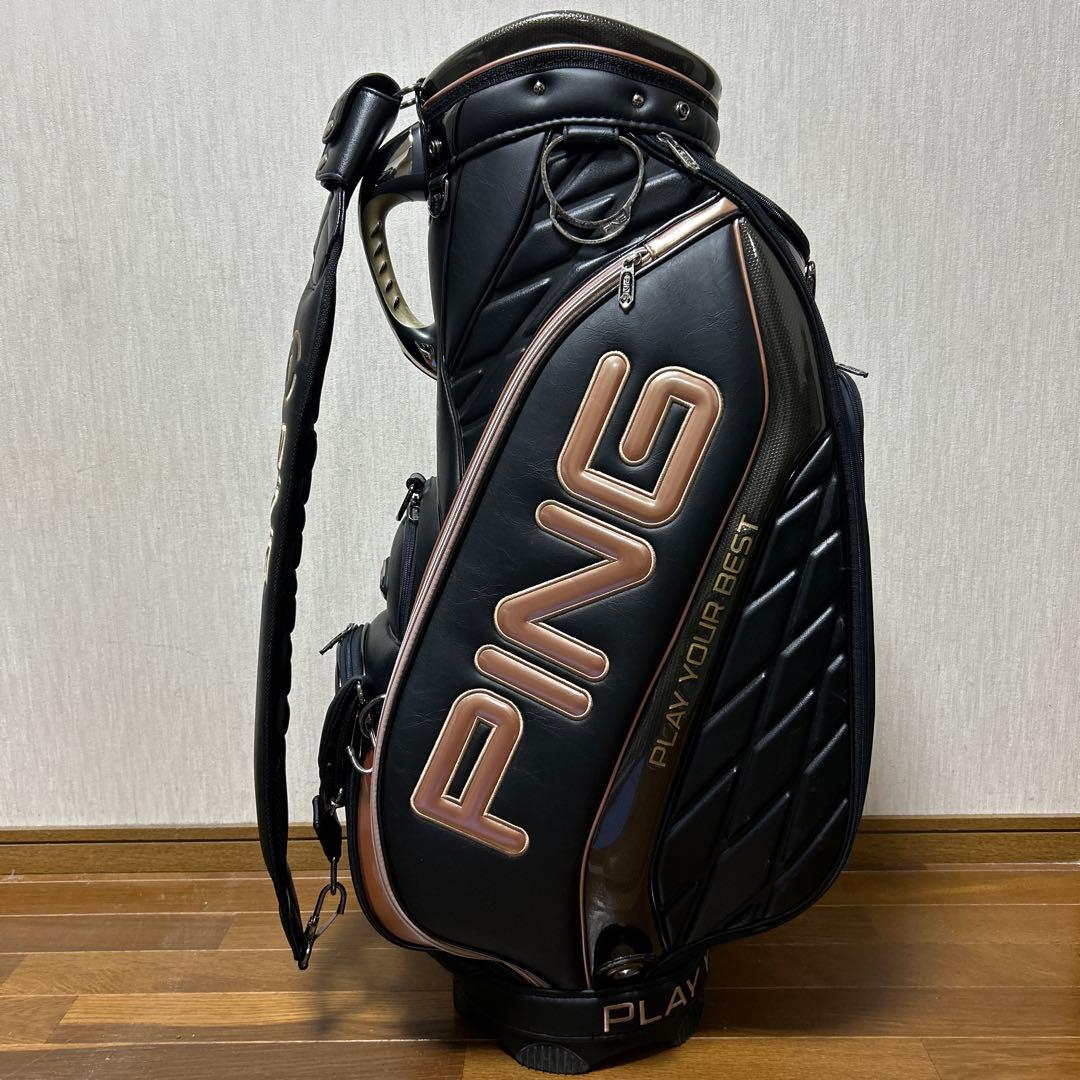 ＰＩＮＧ キャディバッグ ブラック×カッパー　2018年モデル