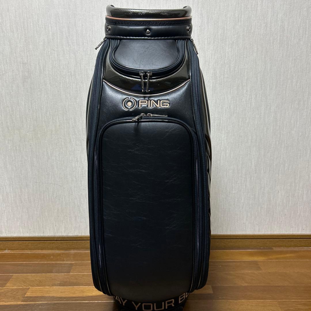 ＰＩＮＧ キャディバッグ ブラック×カッパー　2018年モデル