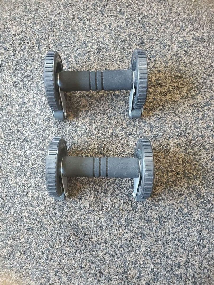 腹筋台　シットアップベンチ　胸筋ローラー ブルーワーカー　セット