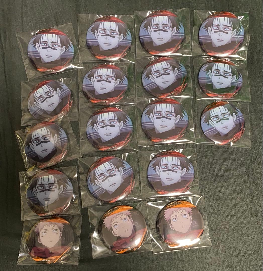 呪術廻戦　百面相缶バッジ　脹相　虎杖