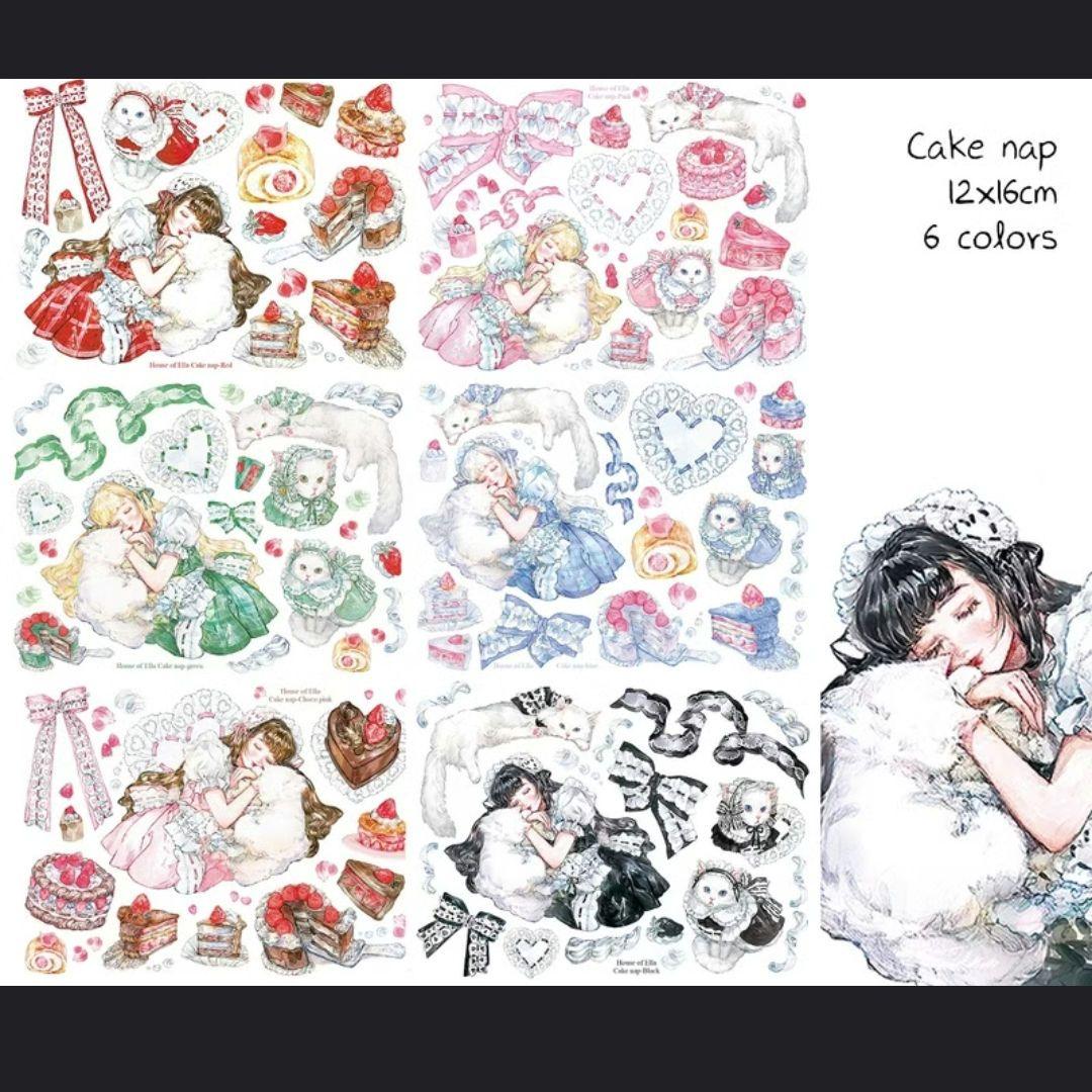 海外マステ PeiPei マステ 人物 女の子 コラージュ 素材 ペイペイさん