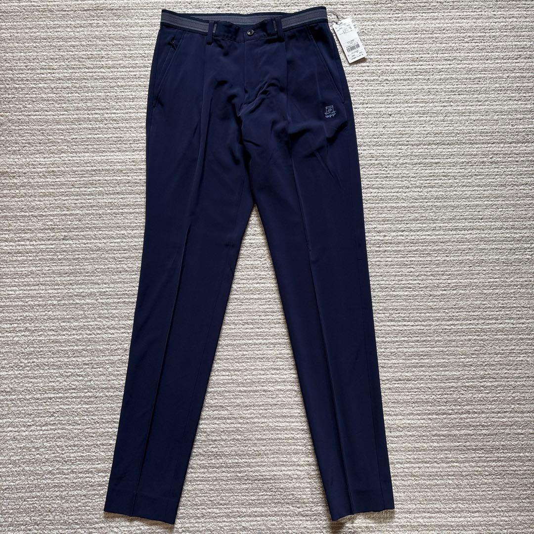 [新品未使用]zoy ネイビー メンズゴルフパンツ サイズ82