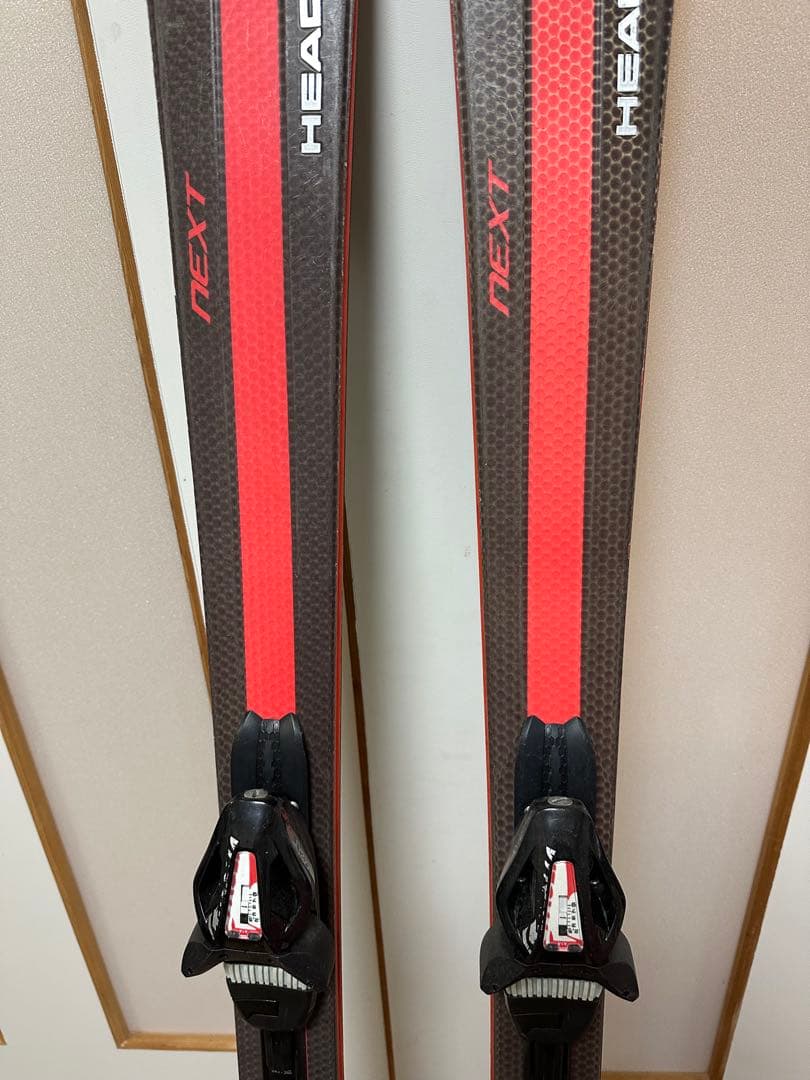 3セットHEAD スキー板158cm,ブーツ26.5cm,ストック105cm