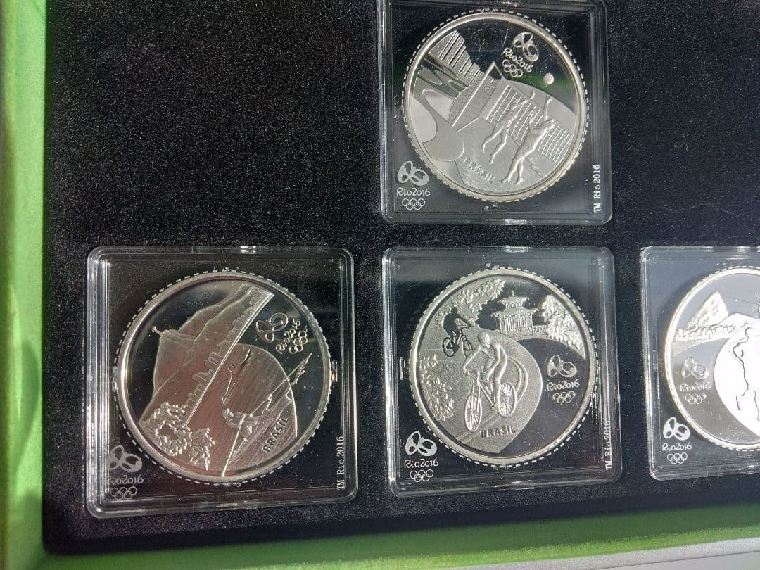 リオオリンピック記念銀貨4種セット1,500セット限定。合計108g SV925
