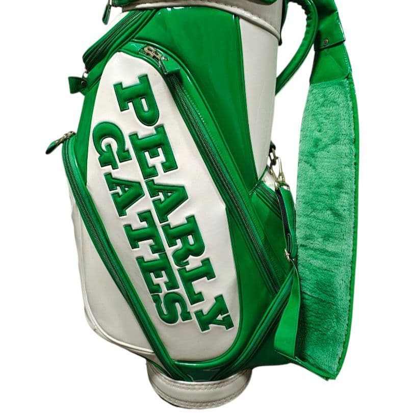 PEARLY GATES パーリーゲイツ キャディバッグ グリーン/ホワイト