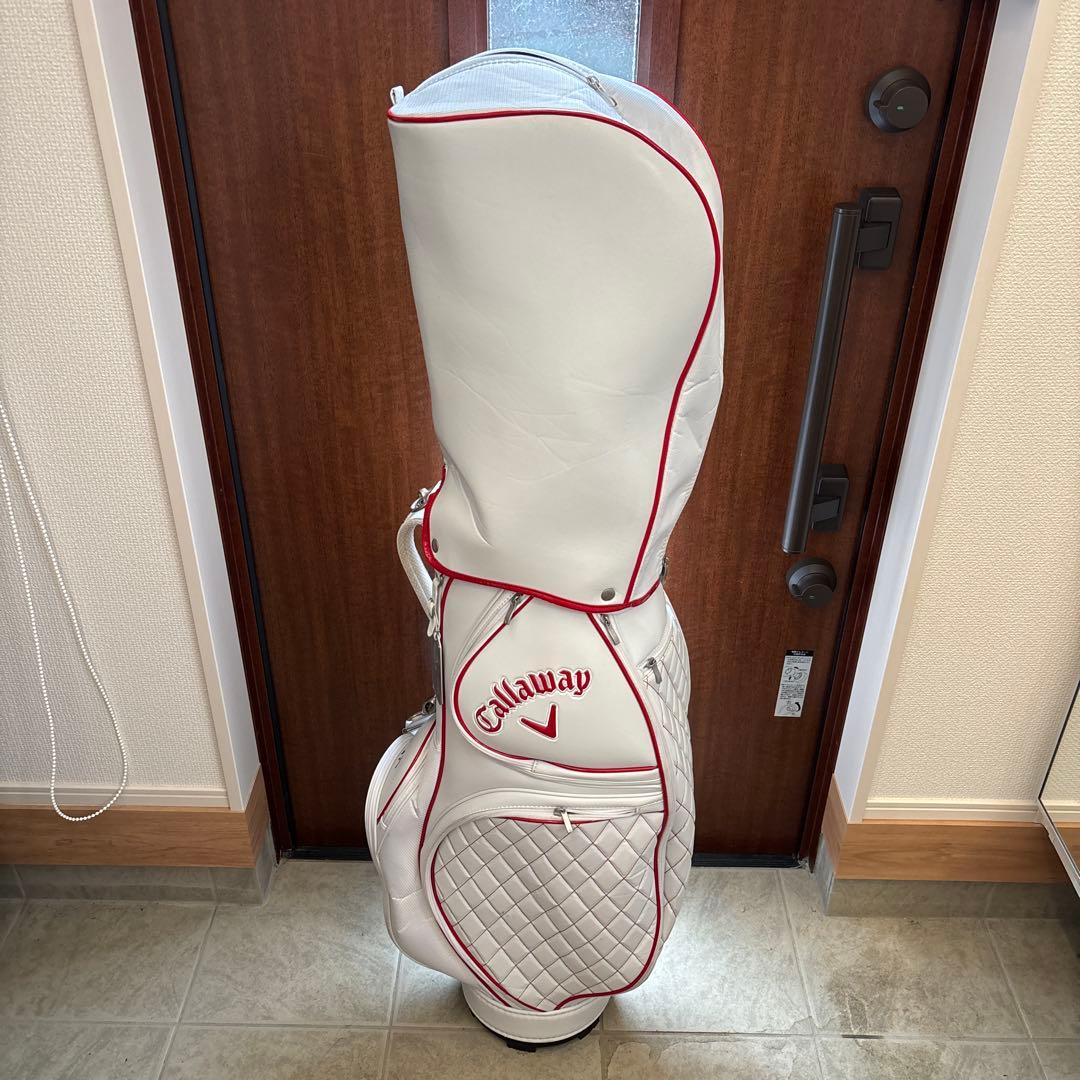 Callaway REVOLUTION キャディバッグ ホワイト/レッド