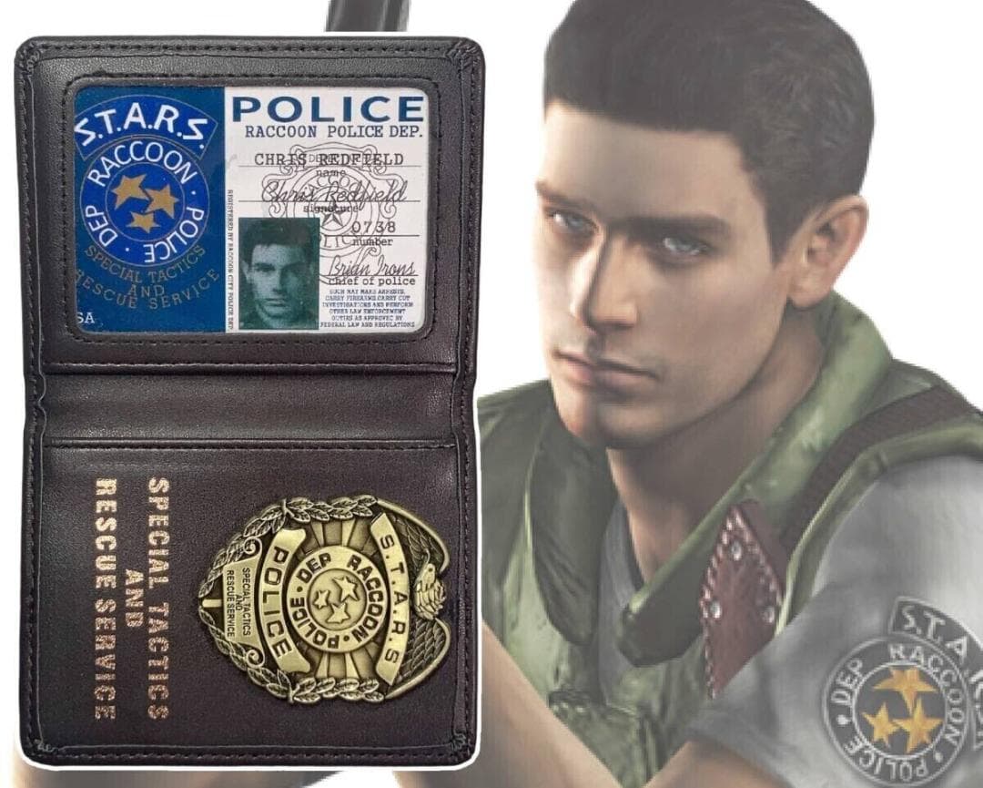 「バイオハザード　クリス・レッドフィールドの警察手帳 ブラウン」jo-db