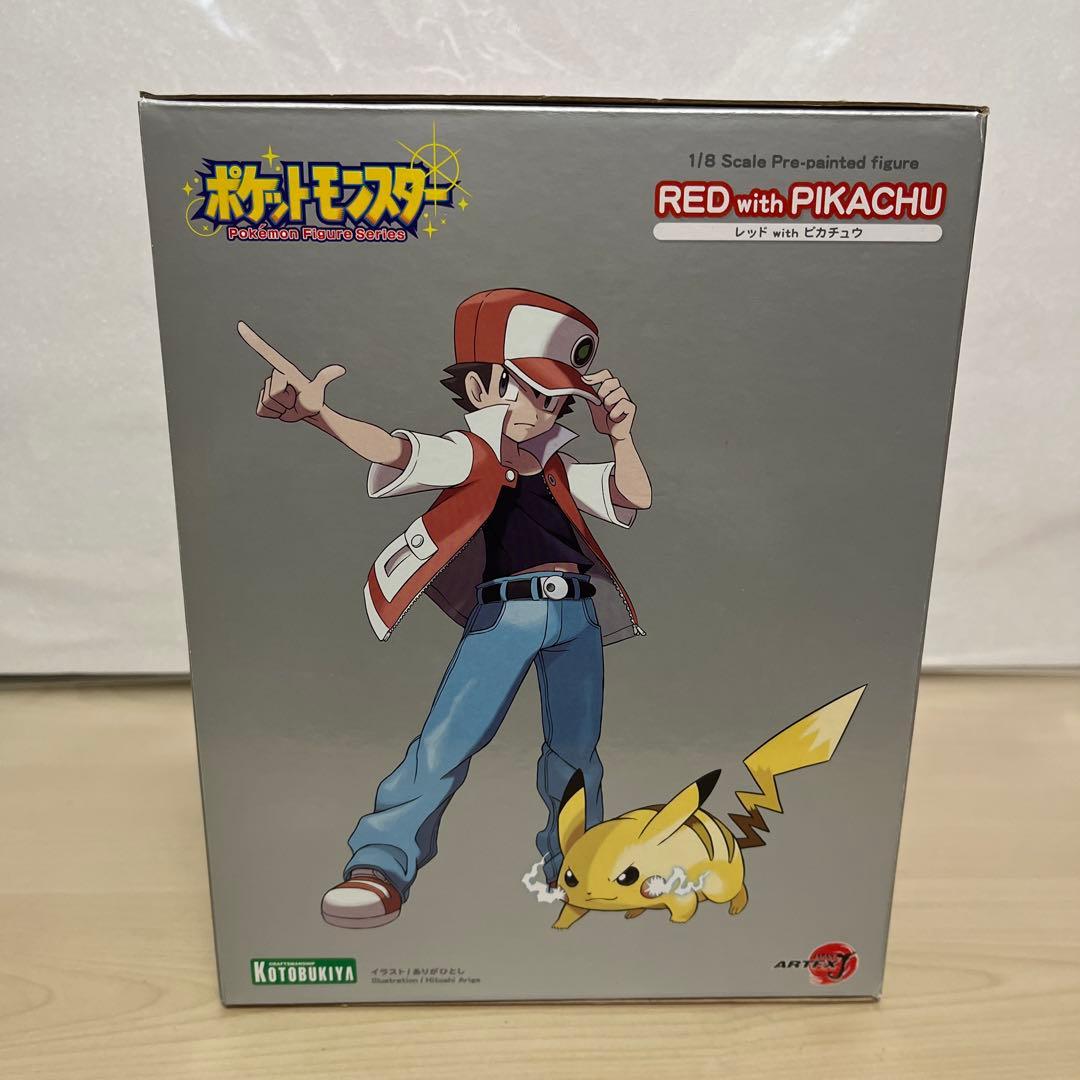 ARTFX J レッド with ピカチュウ　ポケモン　フィギュア　訳あり
