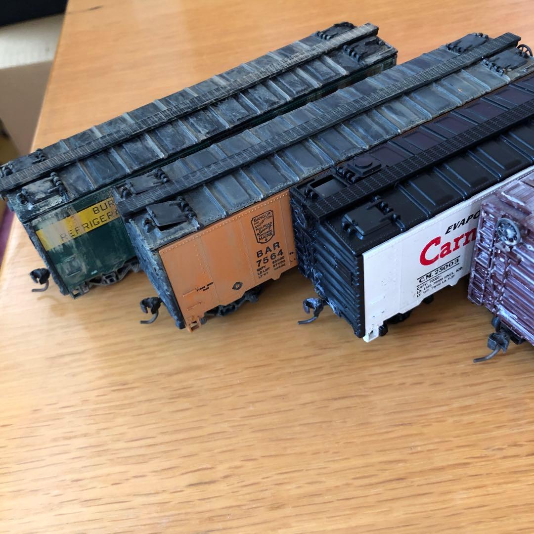 HOゲージ米国型貨物車両９両セット