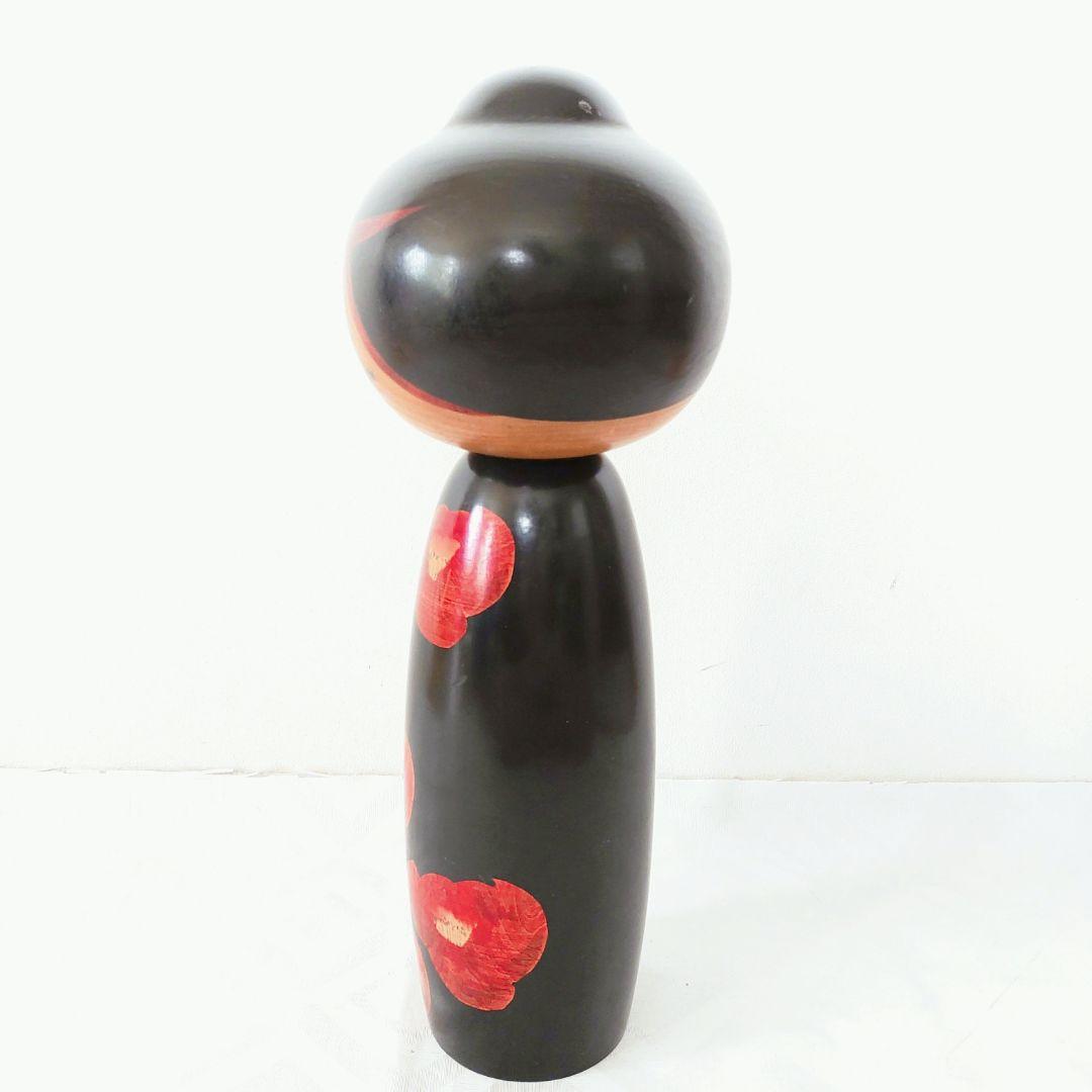 特大こけし42cm　内閣総理大臣受賞作家「渡辺正雄 寒椿B」