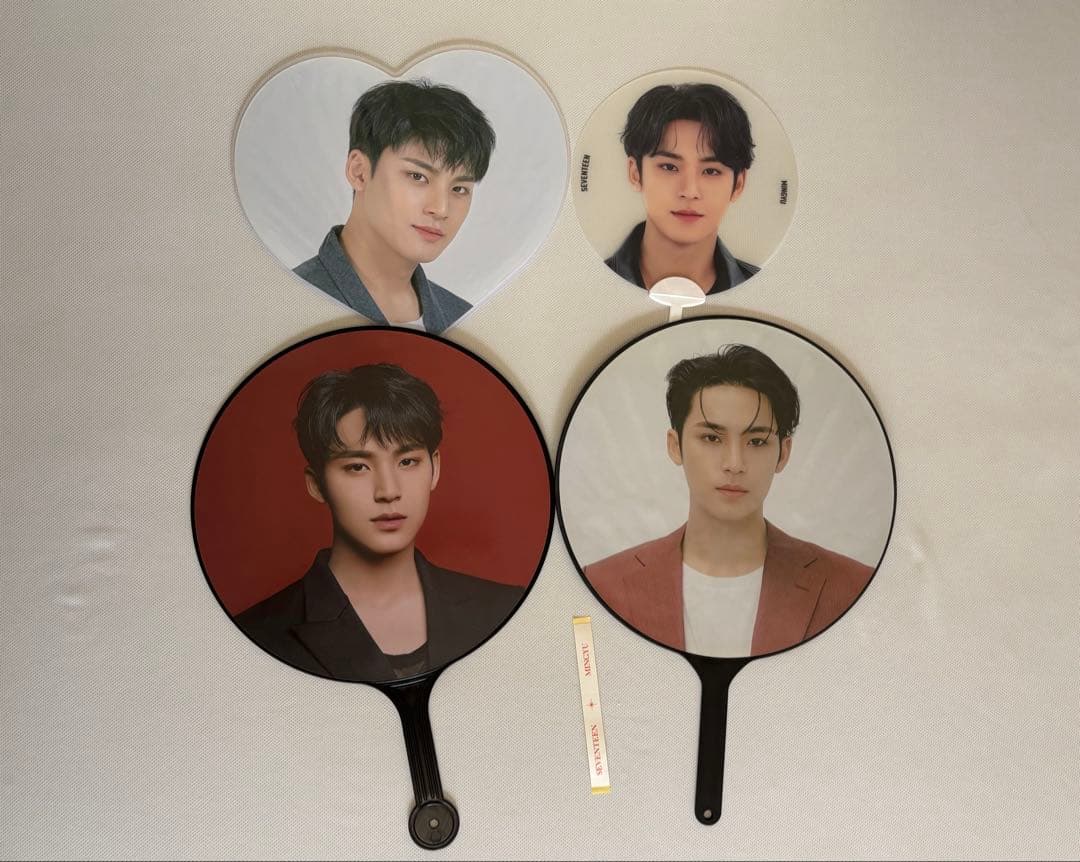 ミンギュ　うちわ　4枚 seventeen power of love