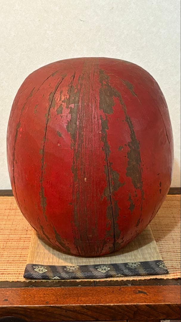 古民具　少林山だるま　だるま木型 縁起だるま　骨董　アンティーク