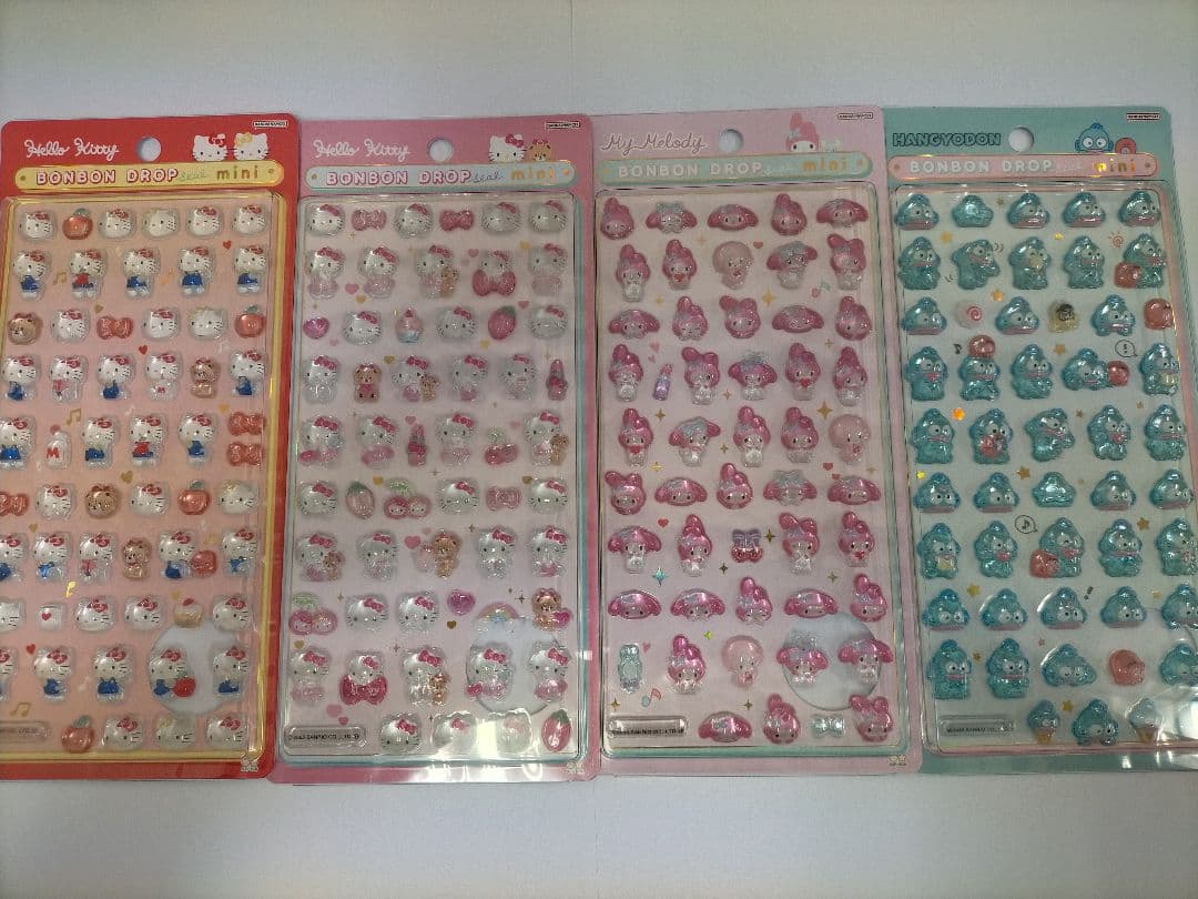 【正規品】サンリオ　ボンボンドロップ シール ミニ8枚セット