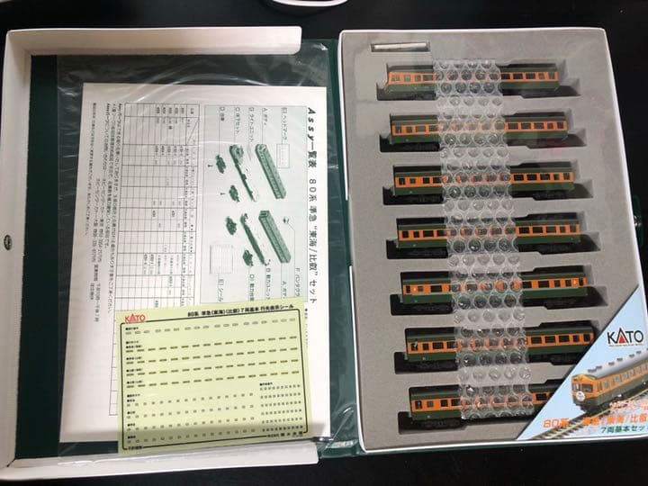 【新品未使用】KATO 80系　準急<東海・比叡>7両基本セット