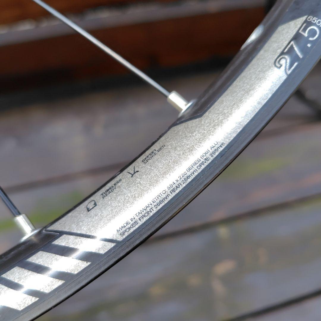 【完組ホイール】ボントレガー 27.5 前後セット