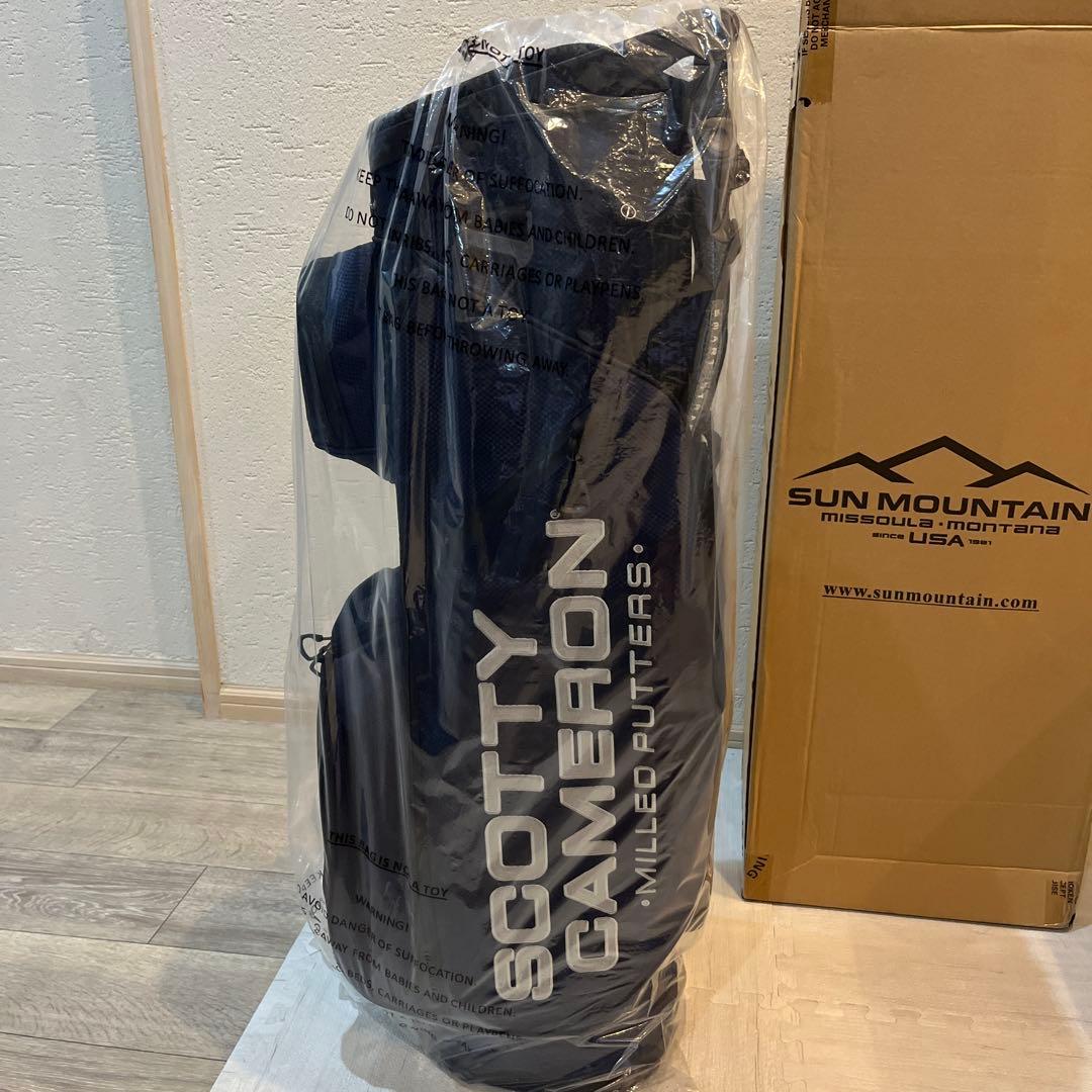 スコッティ キャメロン エクスクルージョン　キャディバッグ　ネイビー