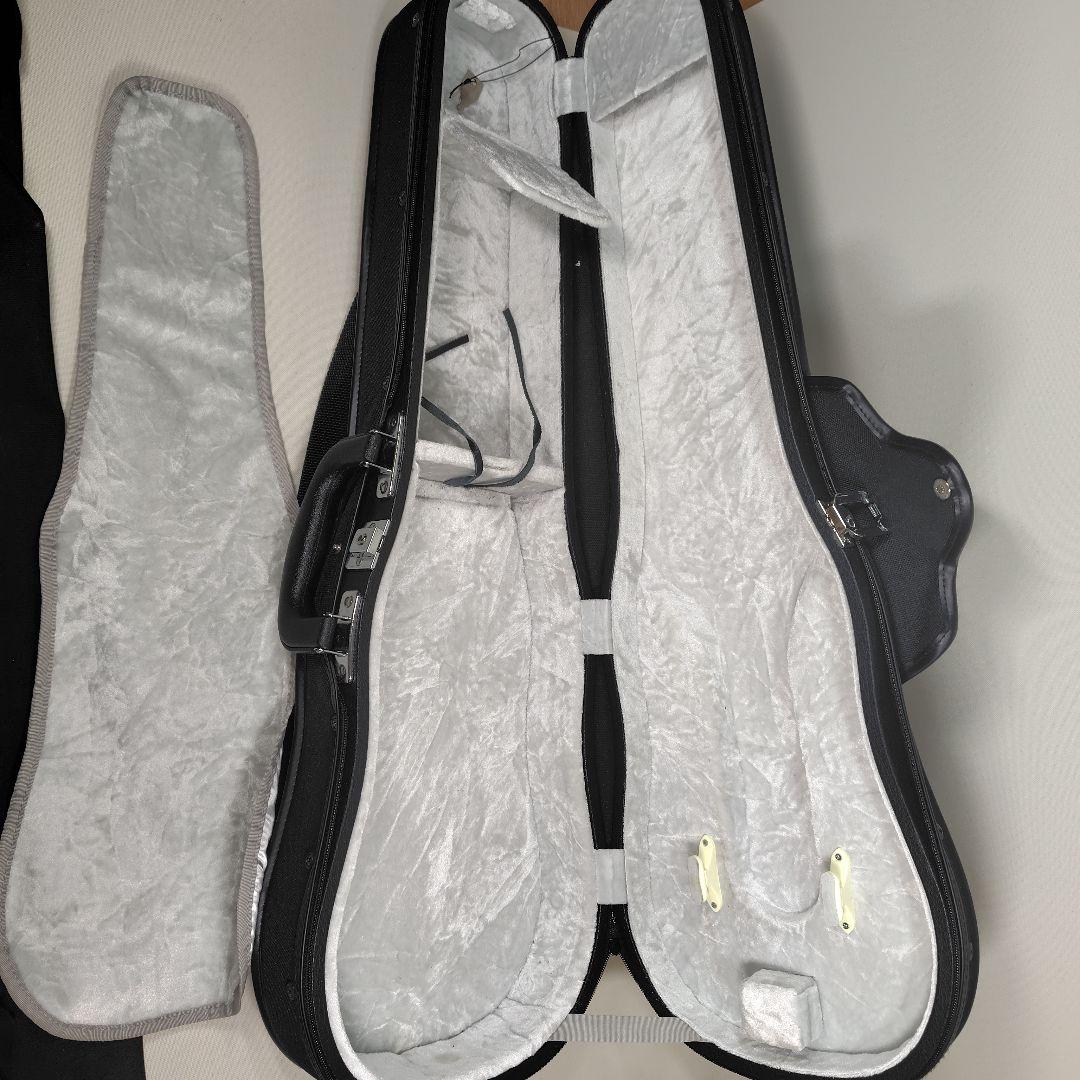 【美品】東洋楽器 UL Shell ONE バイオリンケース 3/4 ブラック