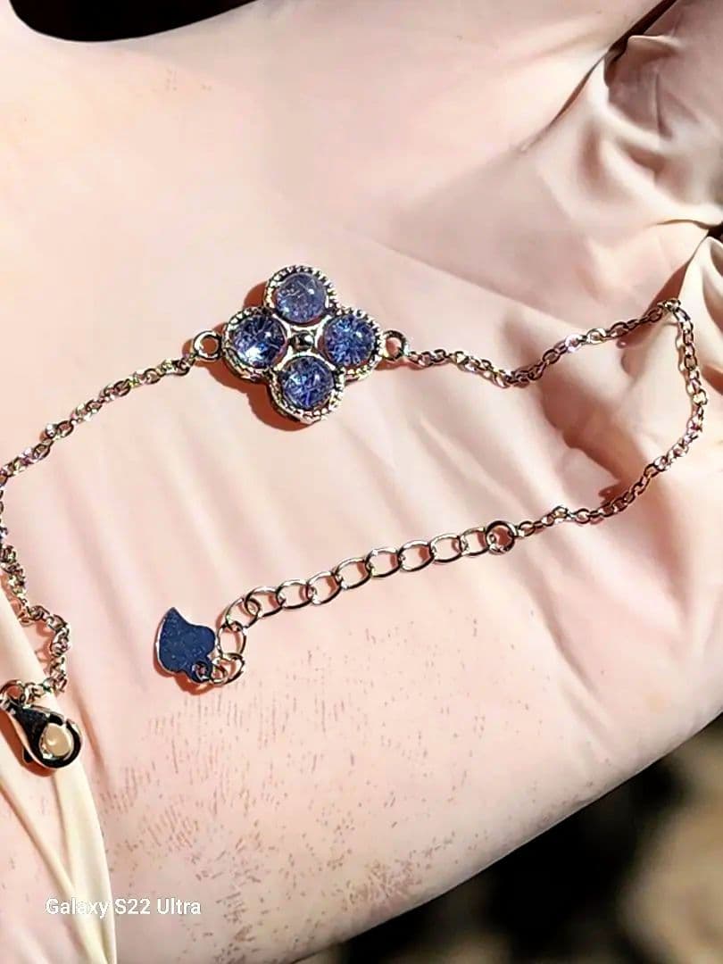 (S925)ブルールチルクォーツ デュモルチェライト 4セット