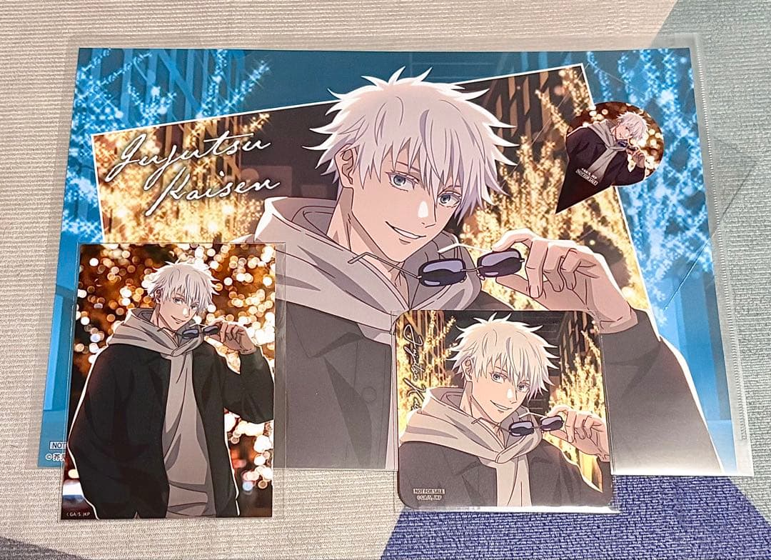 五条悟 マルキューブ ランチョンマット コースター 呪術廻戦 ブロマイド