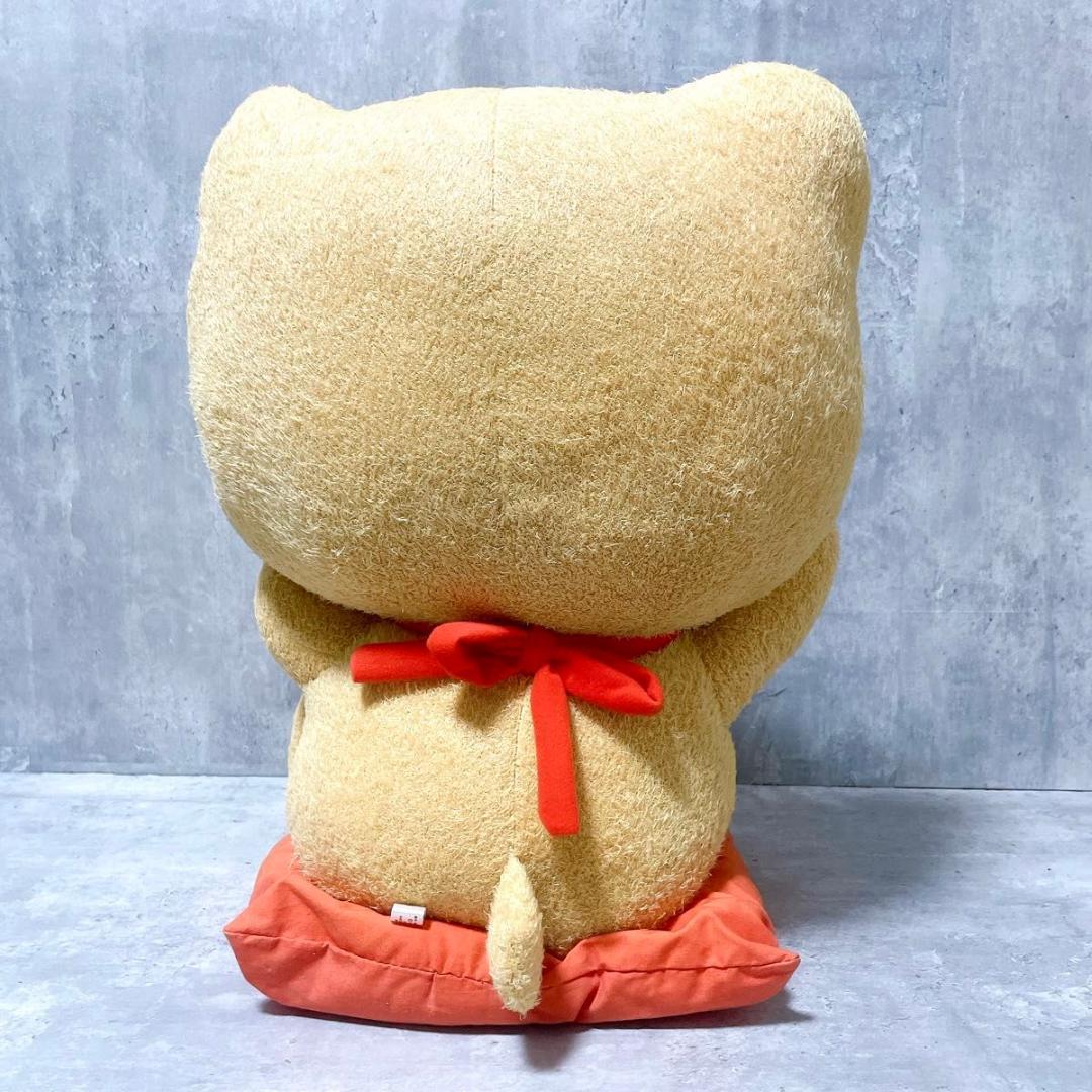 希少 サンリオ ハローキティ 招き猫 特大ぬいぐるみ 2007 はろうきてぃ