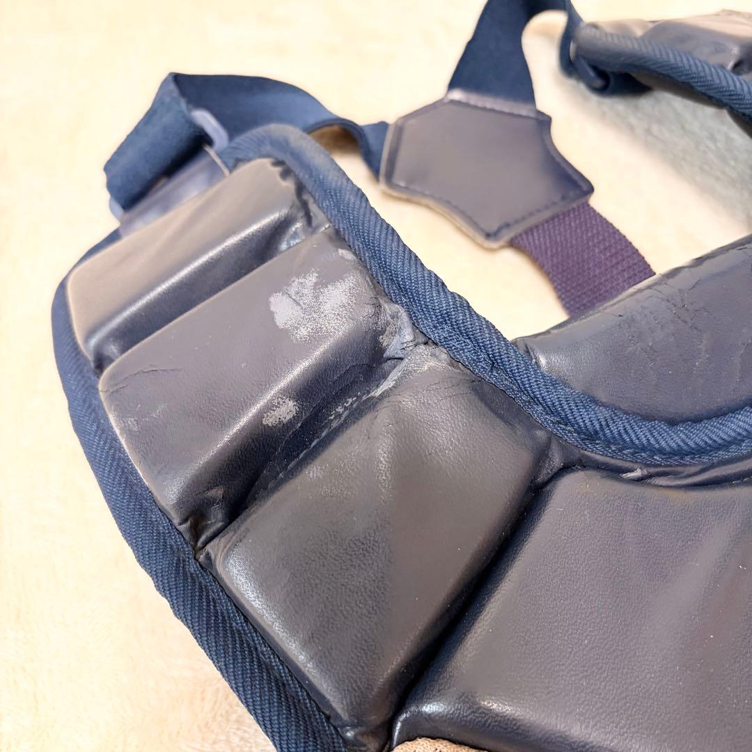 ミズノ ソフトボール キャッチャー防具一式 ネイビー 5点 レガース(軟式用)