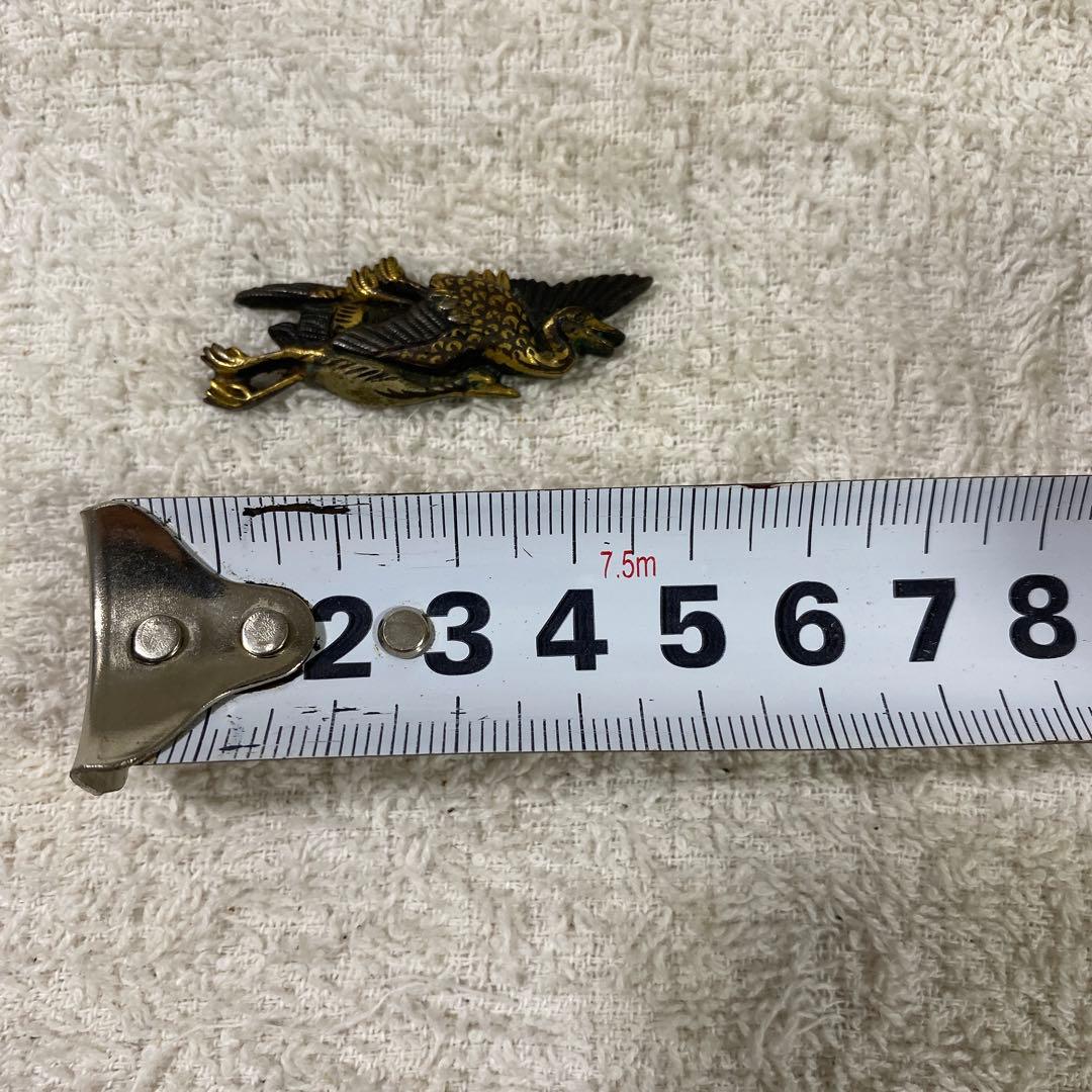 B-59 目貫　片目貫　2個セット　武具　刀装具　骨董品　時代物　美術品　工芸品